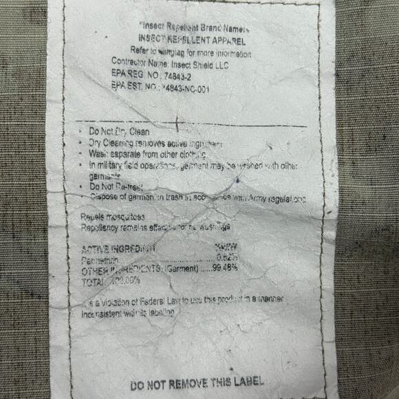 Army Combat‎ Pants Medium Short Green Brown 35x30 OCP Camo Ripstop Insect Guard - Picture 8 of 10